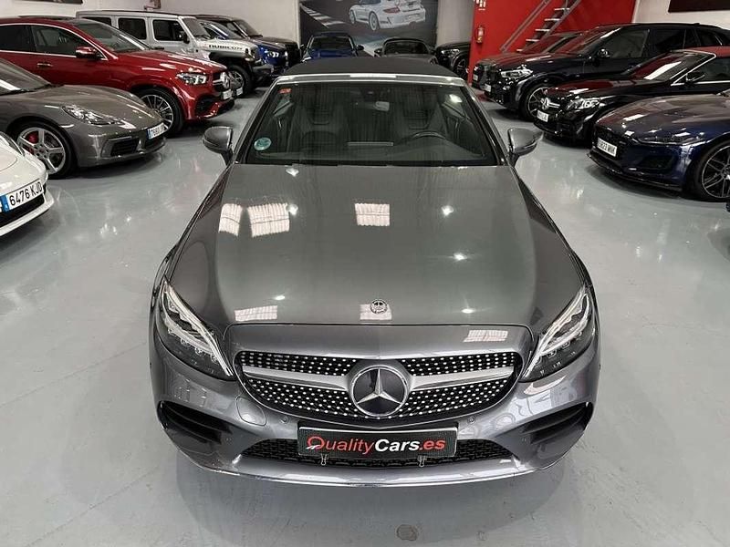 Usado Mercedes C220 194 CV (142 kW) 2019 Gris Descapotable