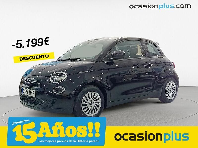 Negro Usado 2022 Fiat 500e Icon Utilitario | 12.300 € (Precio justo) - Imagen 1/4
