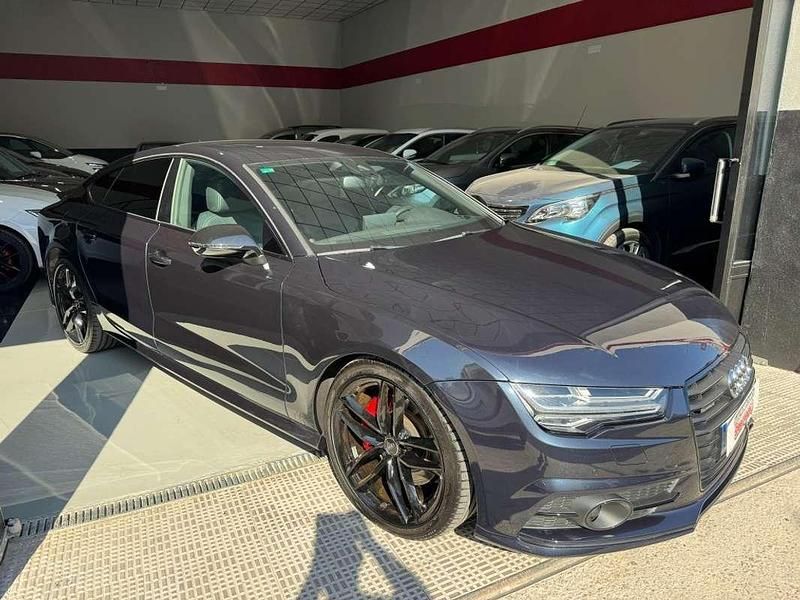 Usado Audi A7 Sportback S-Line 272 CV (200 kW) 2017 Azul Utilitario