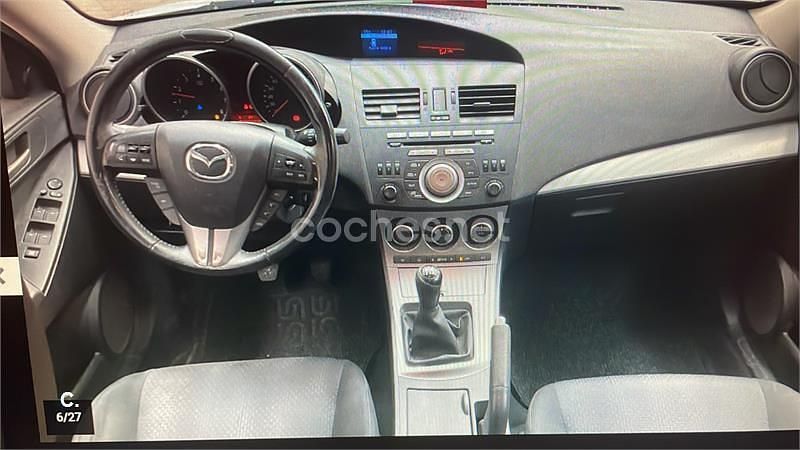 Usado Mazda 3 Active 105 CV (77 kW) 2009 Blanco Berlina