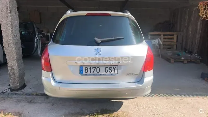 Usado Peugeot 308 SW Sport 110 CV (80 kW) 2010 Gris / plata Familiar