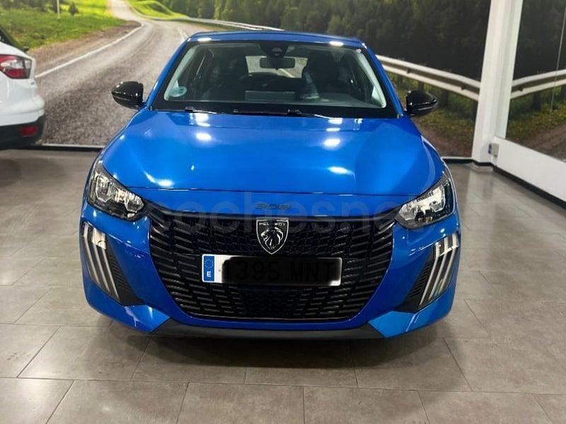 Usado Peugeot 208 Active 100 CV (73 kW) 2024 Azul Utilitario