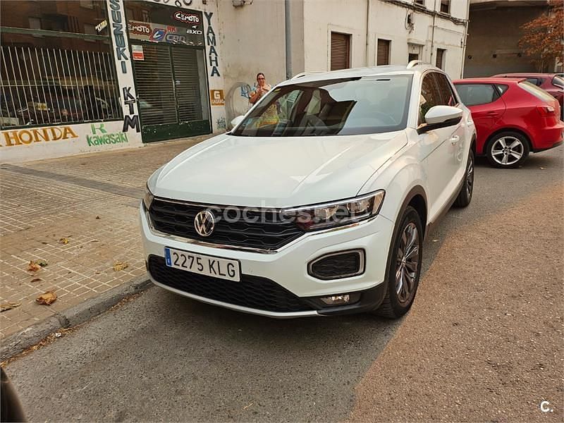 Blanco Usado 2018 VW T-Roc Sportline SUV | 19.000 € (Precio justo) - Imagen 1/4