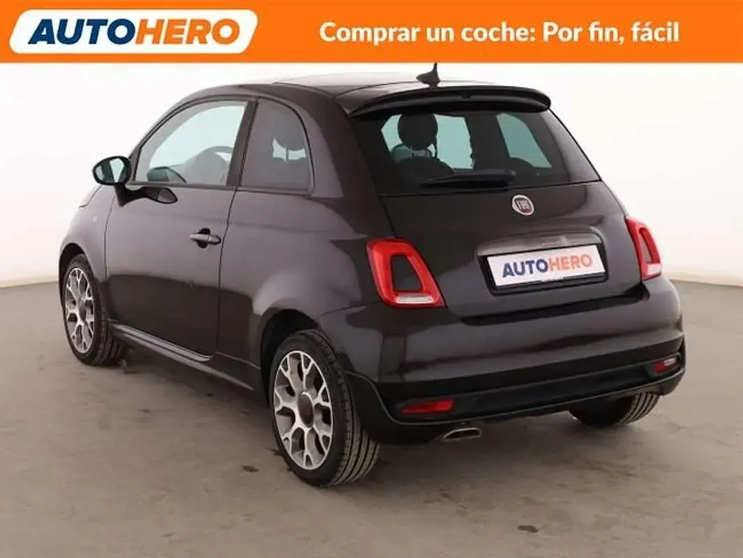 Usado Fiat 500 S 69 CV (50 kW) 2017 Negro Utilitario