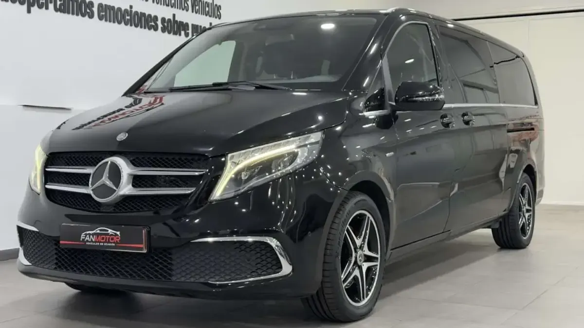 Usado Mercedes V250 Avantgarde 204 CV (150 kW) 2017 Negro Monovolumen
