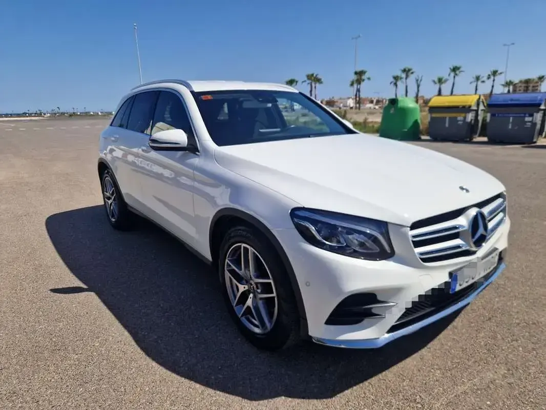 Usado Mercedes GLC220 170 CV (125 kW) 2017 Blanco SUV