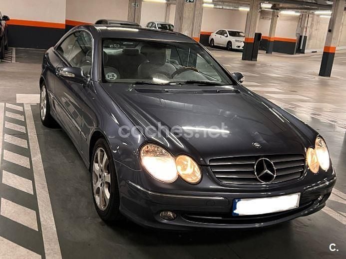 Gris / plata Usado 2003 Mercedes CLK500 Elegance Coupe | 7350 € (Super precio) - Imagen 1/4