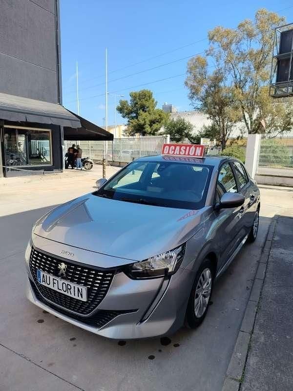 Usado Peugeot 208 Business-Line 102 CV (75 kW) 2021 Gris Utilitario