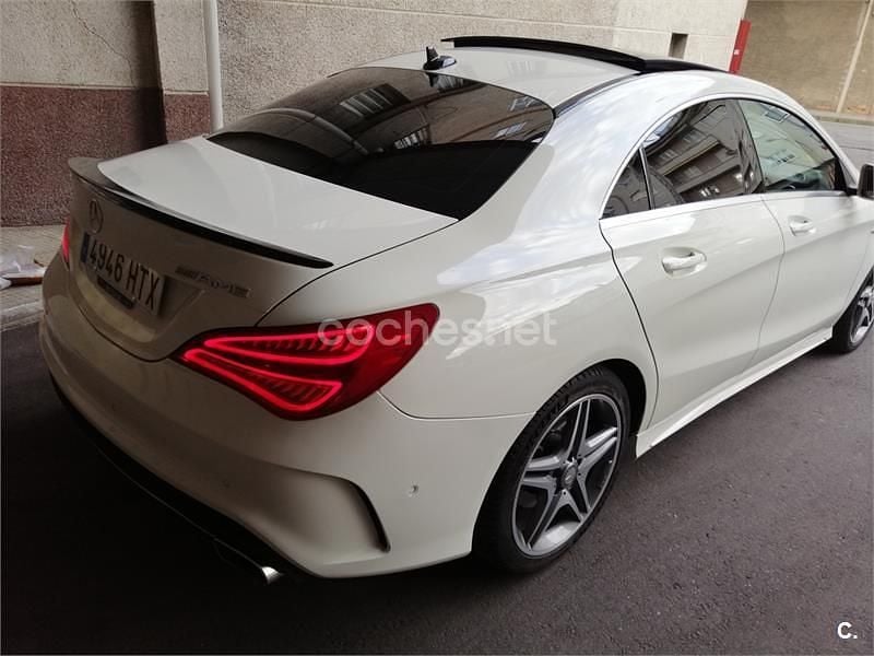 Usado Mercedes CLA200 AMG line 136 CV (100 kW) 2013 Blanco Berlina
