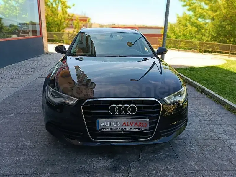 Usado Audi A6 204 CV (150 kW) 2014 Negro Familiar