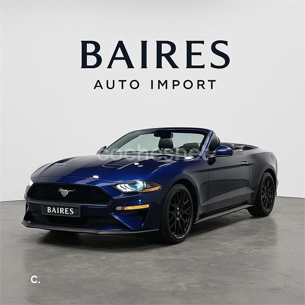 Azul Usado 2018 Ford Mustang Descapotable | 35.900 € (Un poco caro) - Imagen 1/4