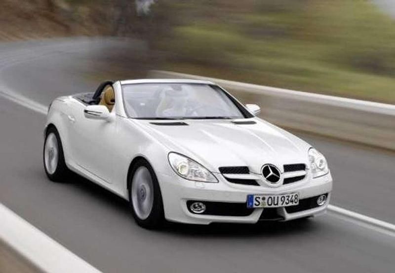 Usado Mercedes SLK200 184 CV (135 kW) 2008 Gris Descapotable