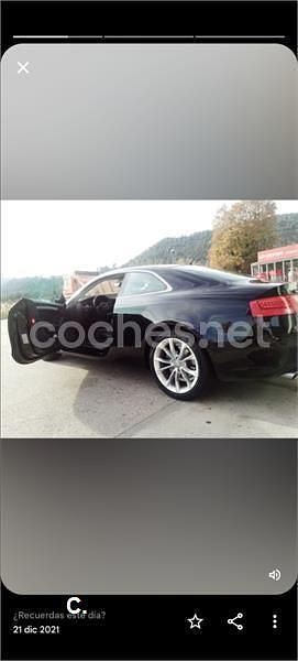 Usado Audi A5 190 CV (139 kW) 2015 Negro Coupe
