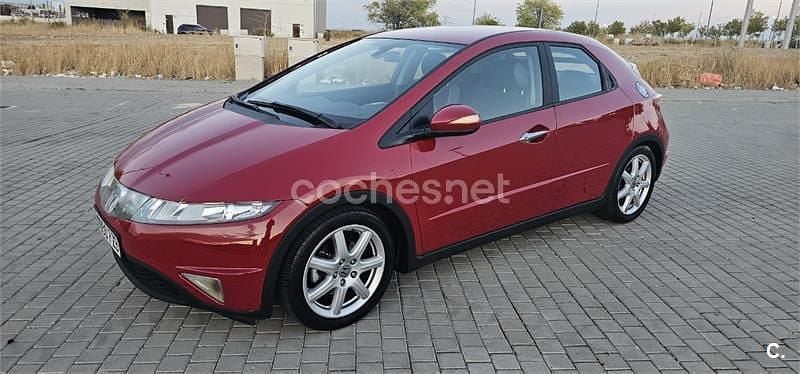 Rojo Usado 2008 Honda Civic Sport Berlina | 4999 € (Buen precio) - Imagen 1/4