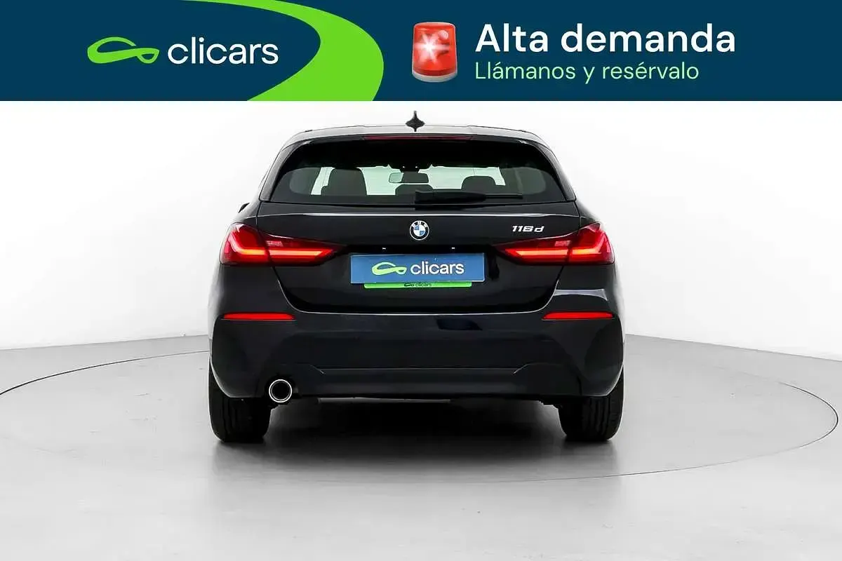 Usado BMW 116 116 CV (85 kW) 2023 Negro Utilitario