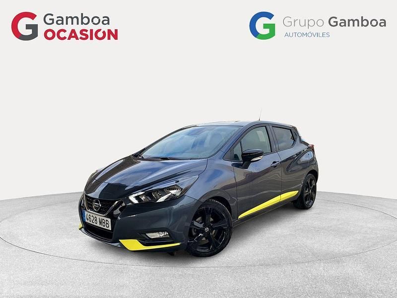 Gris Usado 2022 Nissan Micra Acenta Utilitario | 13.490 € (Precio justo) - Imagen 1/4