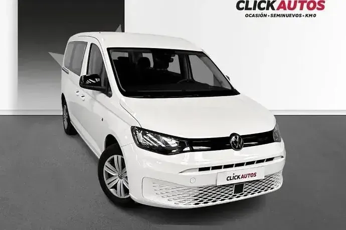 Usado VW Caddy 102 CV (75 kW) 2025 Gris Monovolumen