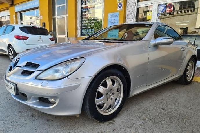 Plateado Usado 2004 Mercedes SLK200 Descapotable | 6990 € (Precio justo) - Imagen 1/4