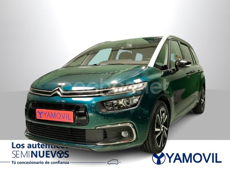 Azul Usado 2021 Citroën C4 SpaceTourer Shine Monovolumen | 25.950 € - Imagen 1/4