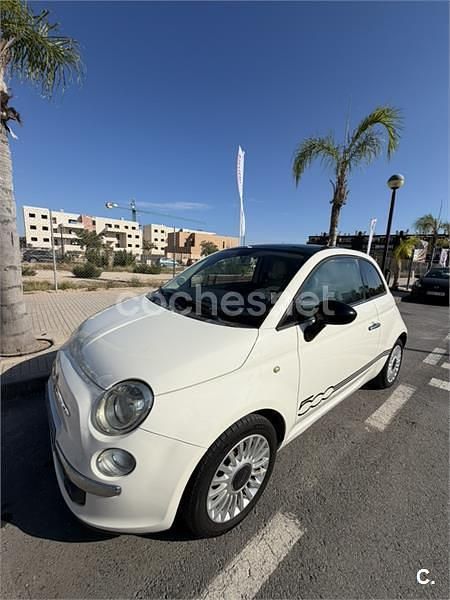 Usado Fiat 500 Lounge 69 CV (50 kW) 2010 Blanco Berlina