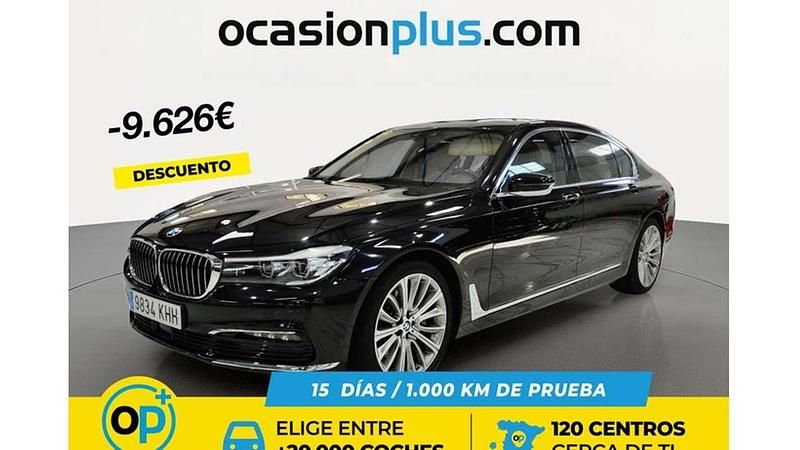 Usado BMW 750L 449 CV (330 kW) 2018 Negro Berlina