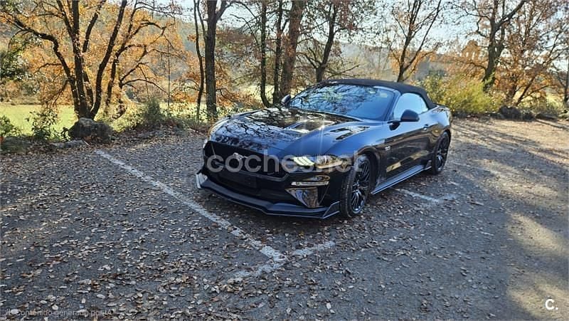 Usado Ford Mustang GT 450 CV (330 kW) 2021 Negro Descapotable