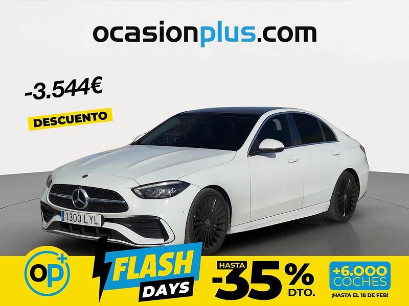 Usado Mercedes C220 200 CV (147 kW) 2022 Blanco Berlina