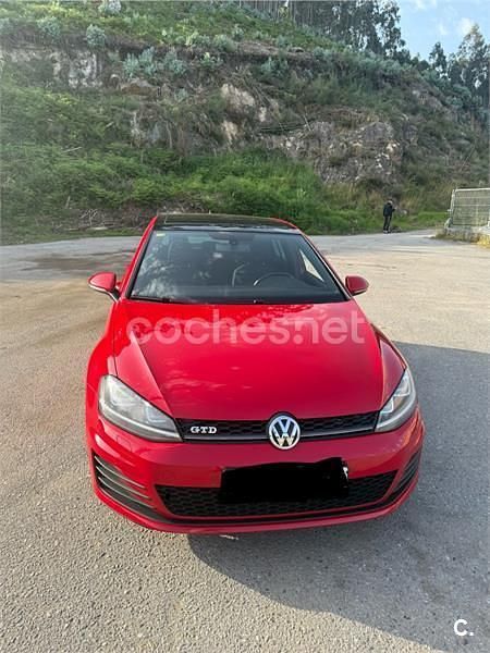 Usado VW Golf VII GTD 184 HP (135 kW) 2017 Vermelho Sedan