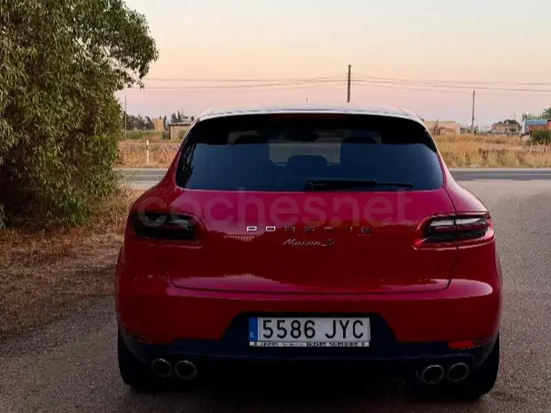 Usado Porsche Macan S Diesel 258 CV (189 kW) 2017 Granate SUV
