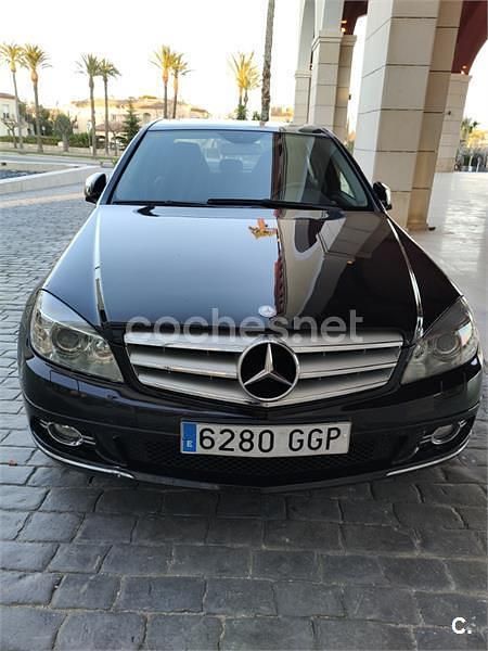 Usado Mercedes C200 Avantgarde 163 CV (119 kW) 2008 Negro Berlina