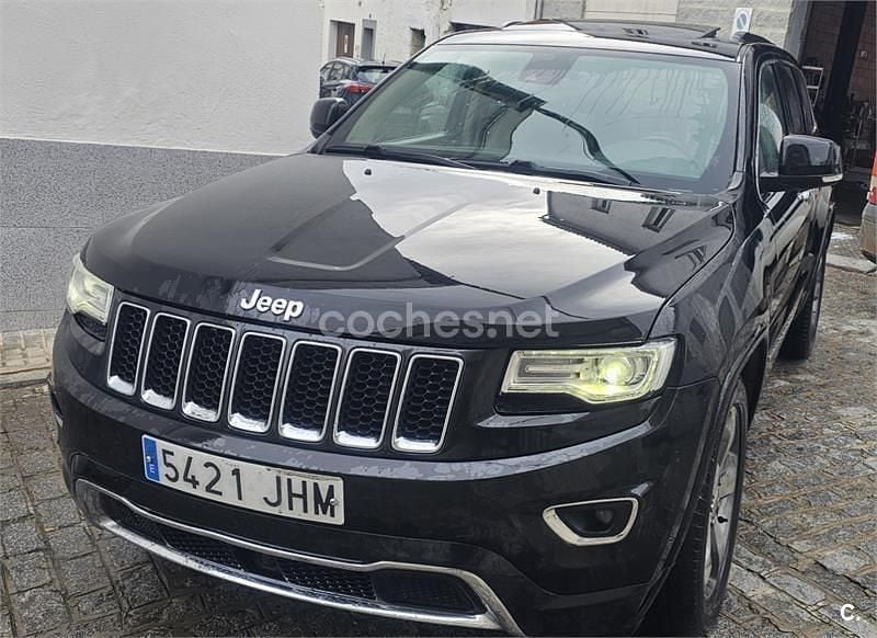 Negro Usado 2015 Jeep Grand Cherokee Overland SUV | 14.999 € (Buen precio) - Imagen 1/4