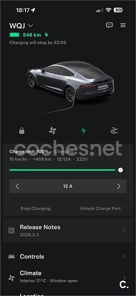 Usado Tesla Model S 397 kW (541 CV) 2021 Eléctrico Utilitario