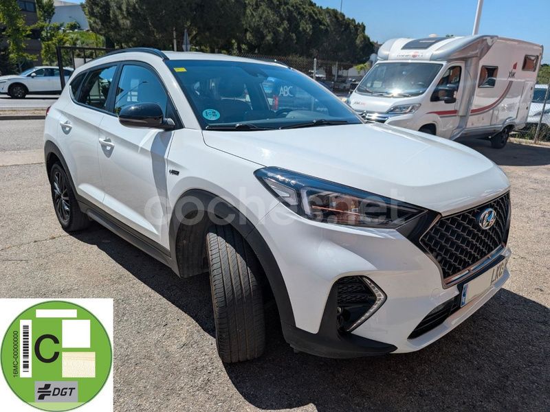 Blanco Usado 2020 Hyundai Tucson N Line SUV | 19.700 € (Precio justo) - Imagen 1/4