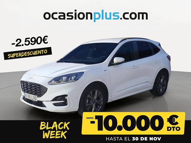 Blanco Usado 2021 Ford Kuga ST-Line SUV | 22.990 € (Un poco caro) - Imagen 1/4