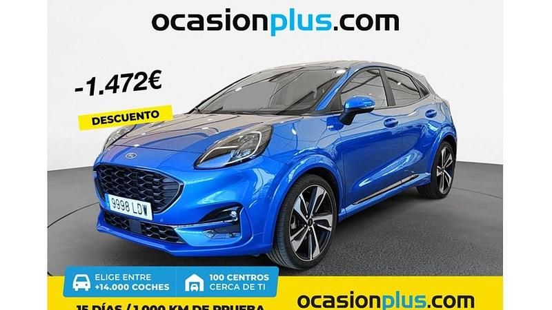 Azul Usado 2020 Ford Puma Gen-E ST-Line X SUV | 14.728 € (Precio justo) - Imagen 1/4