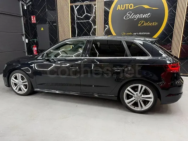 Usado Audi A3 S-Line 150 CV (110 kW) 2016 Negro Berlina