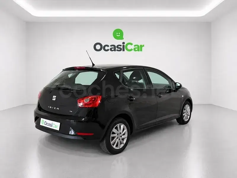 Usado Seat Ibiza Style 85 CV (62 kW) 2013 Negro Berlina