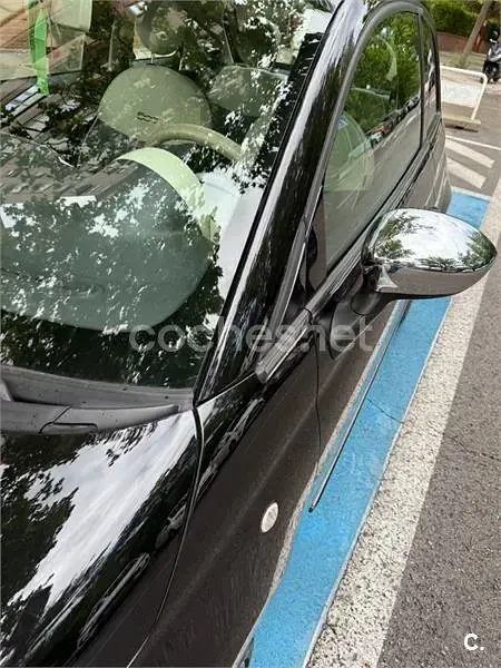 Usado Fiat 500 Lounge 69 CV (50 kW) 2016 Negro Berlina