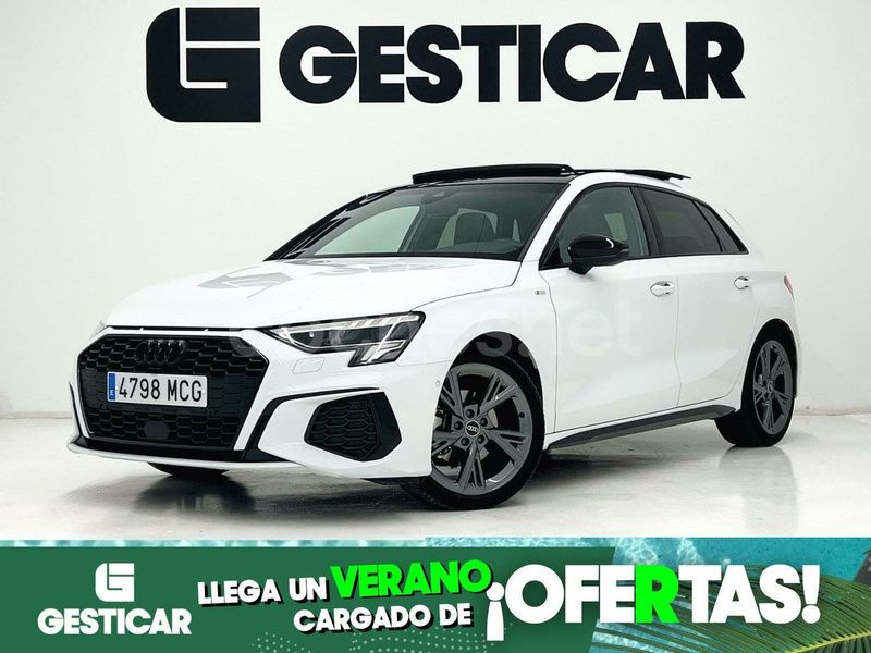 Blanco Usado 2022 Audi A3 Sportback e-tron S-Line Berlina | 34.990 € (Caro) - Imagen 1/4