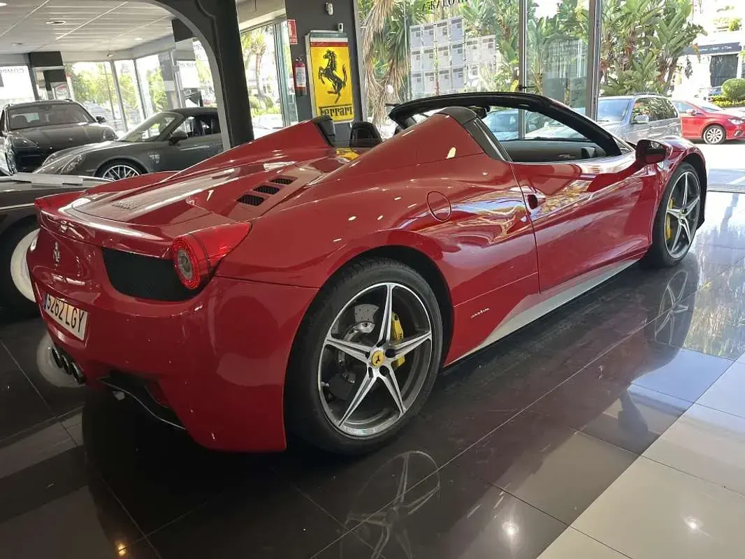 Usado Ferrari 458 570 CV (419 kW) 2013 Rojo Descapotable