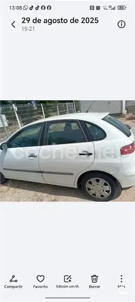 Usado Seat Ibiza Stella 100 HP (73 kW) 2002 Branco Citadino
