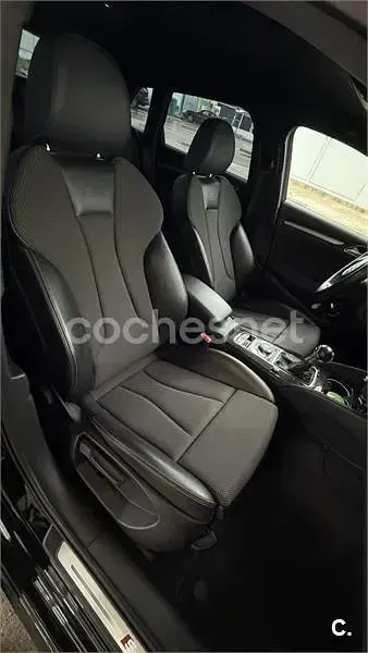 Usado Audi A3 S-Line 115 CV (84 kW) 2018 Negro Berlina