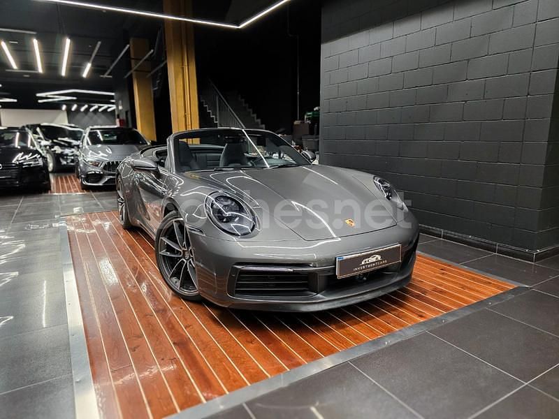 Gris Usado 2021 Porsche 911 Carrera 4S Cabriolet Descapotable | 159.900 € (Precio justo) - Imagen 1/4