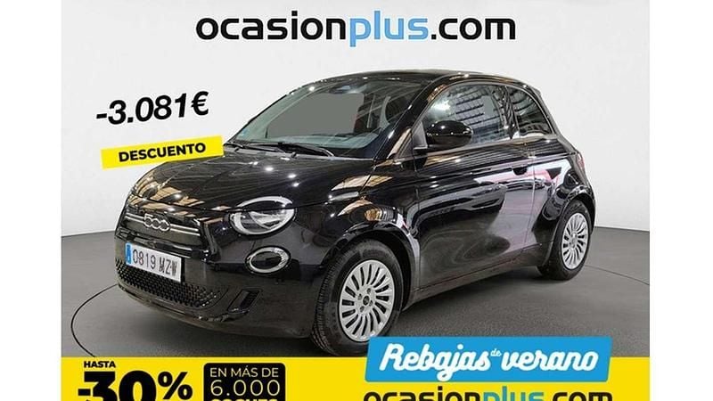 Negro Usado 2022 Fiat 500e Action Utilitario | 11.819 € (Buen precio) - Imagen 1/4