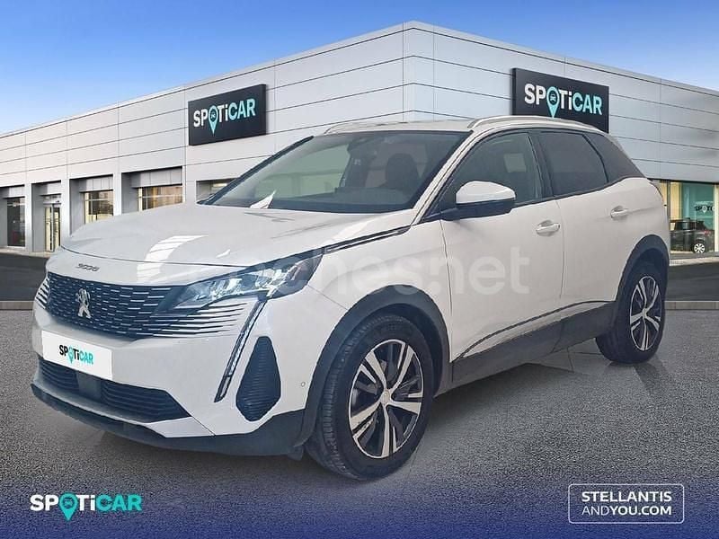 Blanco Usado 2021 Peugeot 3008 Allure SUV | 18.900 € (Precio justo) - Imagen 1/4