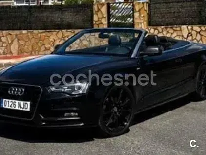 Usado Audi A5 Cabriolet S-Line 177 CV (130 kW) 2012 Negro Descapotable