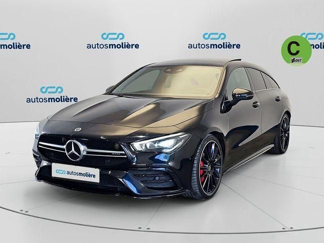 Negro Usado 2021 Mercedes CLA35 AMG Shooting Brake AMG Familiar | 43.890 € - Imagen 1/4