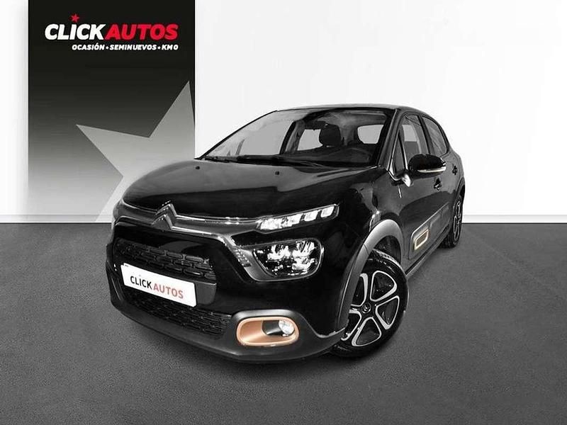 Negro Usado 2023 Citroën C3 PureTech Utilitario | 10.650 € (Precio justo) - Imagen 1/4