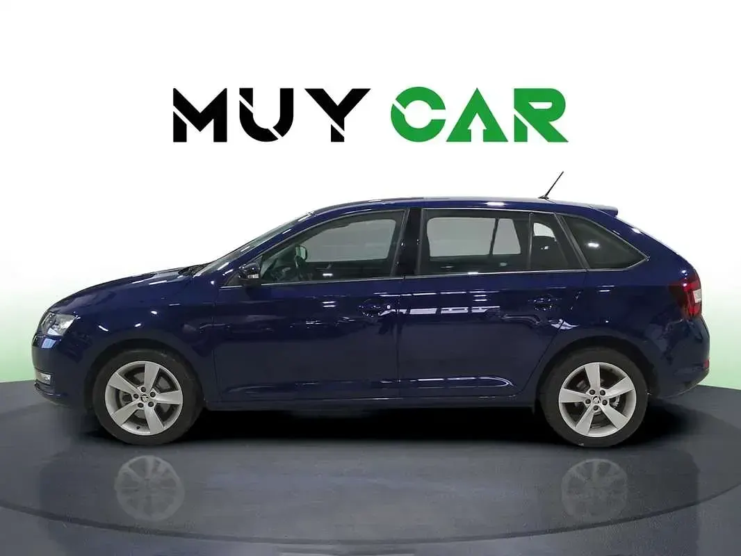 Usado Skoda Rapid Ambition 110 CV (80 kW) 2018 Azul Utilitario