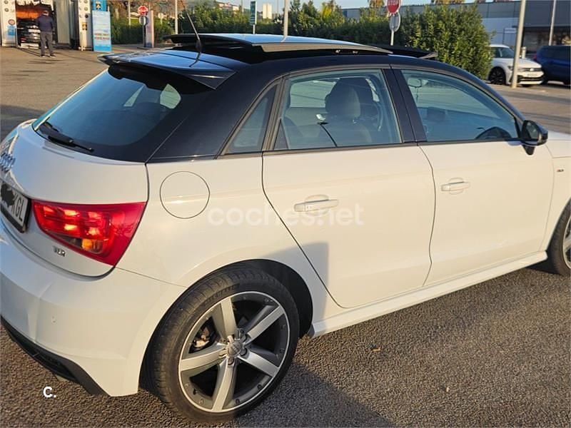 Usado Audi A1 Sportback 90 CV (66 kW) 2018 Blanco Utilitario